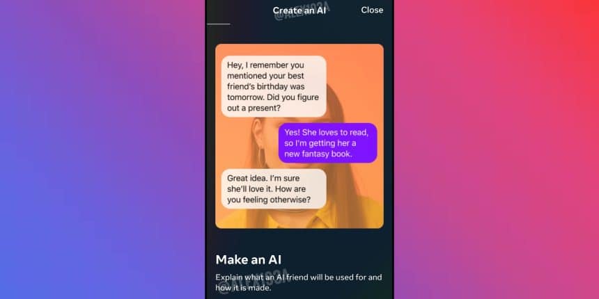 Instagram, kullanıcıların kendi yapay zekâ arkadaşlarını oluşturabileceği bir özellik üzerinde çalışıyor. Henüz ne zaman geleceği bilinmeyen bu araç, yapay zekâ modelinin etnik kökeninden kişiliğine kadar tüm özelliklerini sizin belirlemenizi sağlayacak.