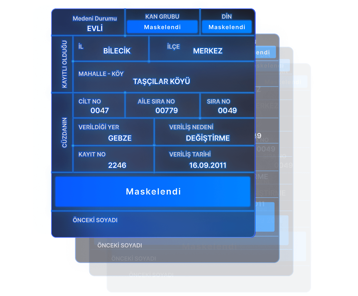 novmask kimlik maskeleme
